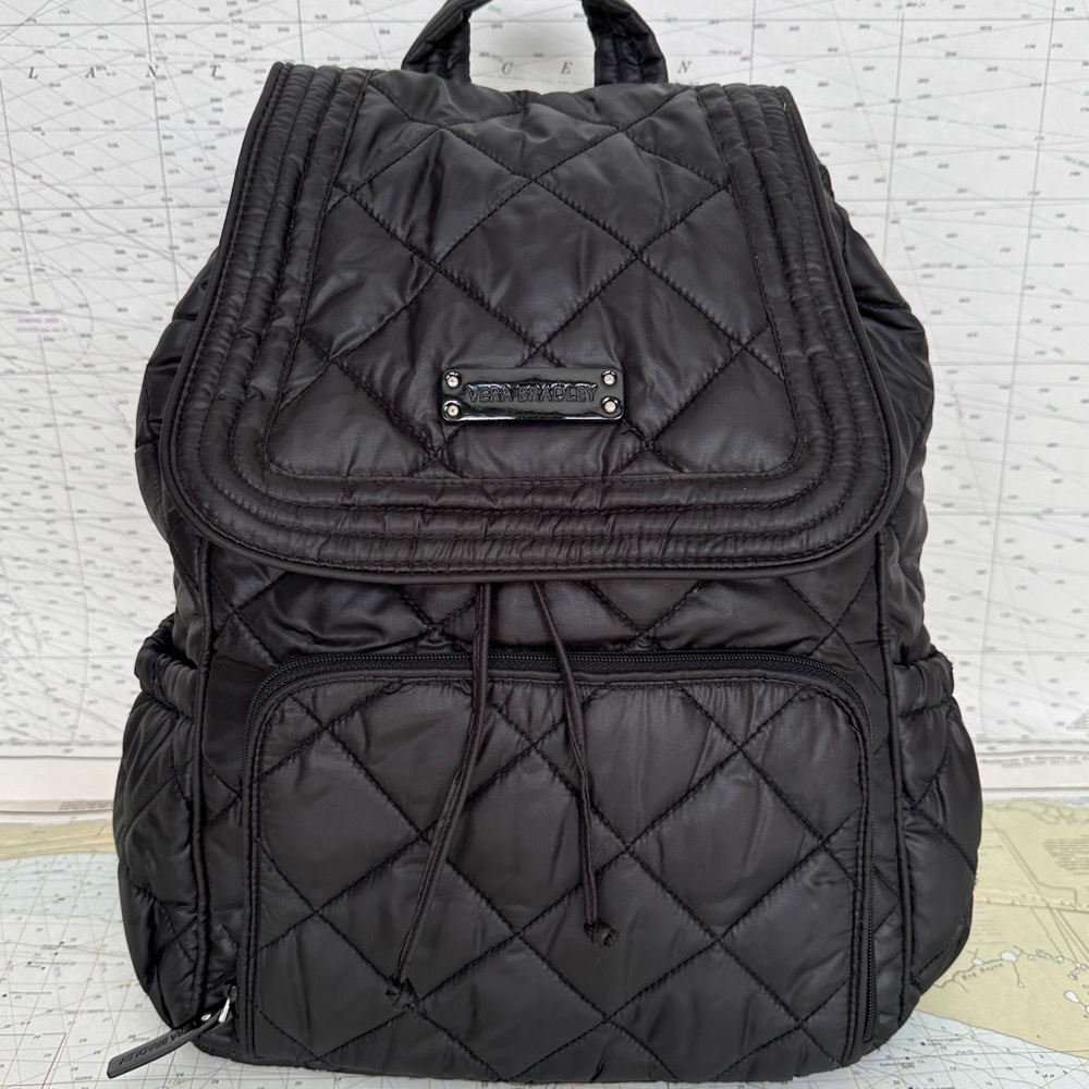 Vera Bradley Black Puffer Pack